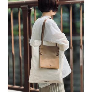 トートバッグ バッグ LACE-UP CANVAS TOTE BAG｜zozo