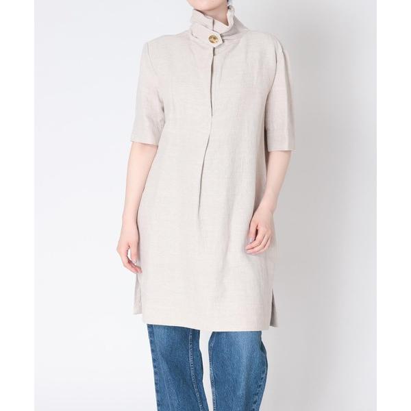 tシャツ BY MALENE BIRGER / GUSTAVSSON(リネンハーフスリーブチュニック...