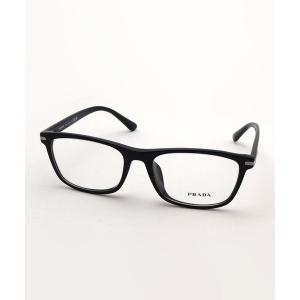 伊達メガネ メガネ 眼鏡 「PRADA/プラダ」スクエア メガネ PR01ZVD 1AB1O1 レディース メンズ
