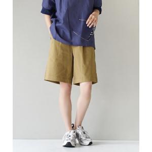 ワイドパンツ ハーフパンツ パンツ 短パン 「穿...の商品画像