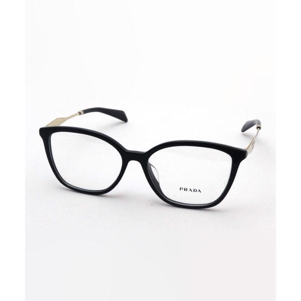 伊達メガネ メガネ 眼鏡 「PRADA/プラダ」フォックス メガネ PR02ZVF 1AB1O1 レ...