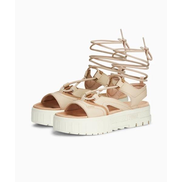 厚底 サンダル PUMA MAYZE SANDALS LACE WMENS 388950-01 レデ...