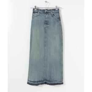 スカート GANNI　Tint Edge Denim Maxi Skirt｜zozo