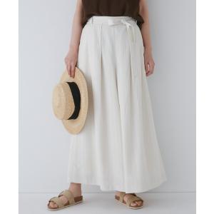ロング スカート ストライプスカーチョ