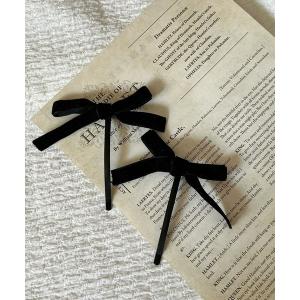 ヘアピン 2setリボンヘアピン