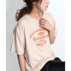 tシャツ Tシャツ レディース カレッジロゴオーバーサイズTシャツ｜zozo
