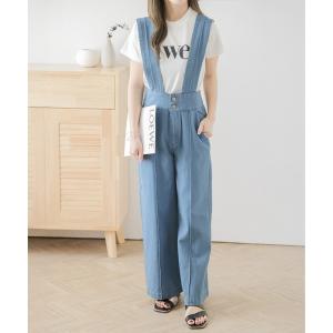 オールインワン　つなぎ　デニム オールインワン デニムオールインワンパンツつなぎ レディース