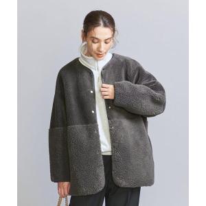 コート アウター 「WEB限定」ボア×フェイクムートン リバーシブルコート -2WAY- レディース