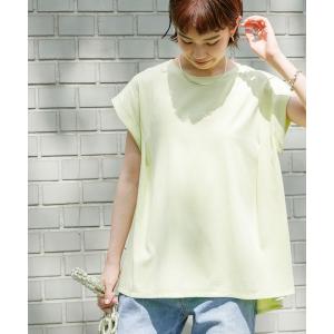 tシャツ Tシャツ 汗シミ防止BACKペプラムフレアTシャツ