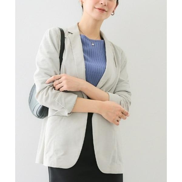 セレモニースーツ スーツ 「UVカット/吸汗速乾」夏用ロング丈テーラードジャケット　うすカルジャージ...