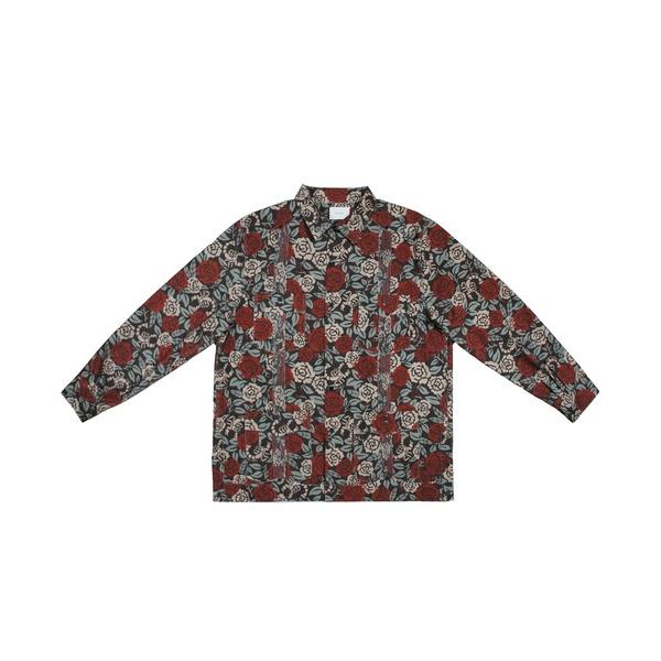 シャツ Under the Skin アンダーザスキン / スコーピオン ローズ 長袖 キューバシャ...