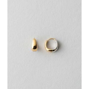 ピアス 「スナップピアス」 コンビカラー レディース