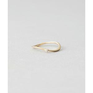 Jouete（ジュエッテ） 指輪 リング K10 ピンキーリング ロープ コンビ