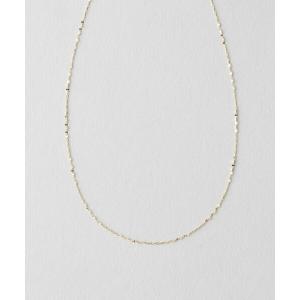 ete ネックレス K10YG ミラーカットチェーン レディース