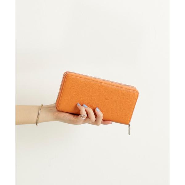 財布 スキミングコインスルーラウンドジップロングウォレット レディース メンズ