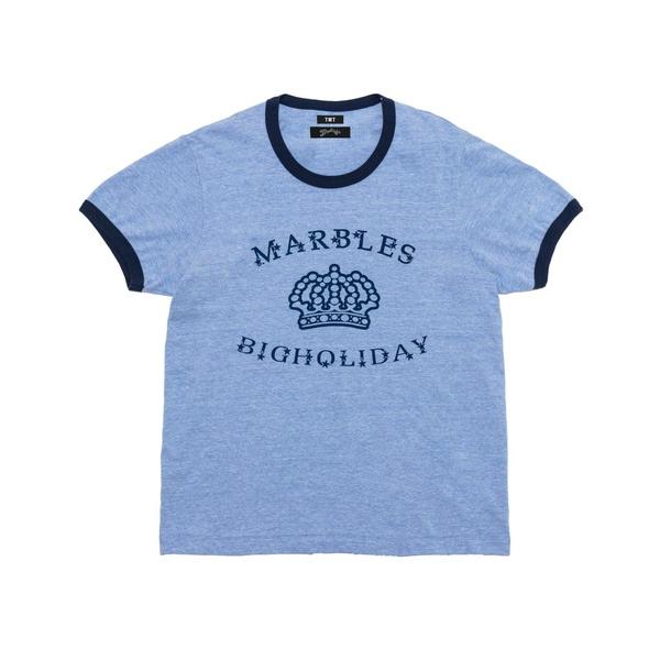 tシャツ Tシャツ メンズ TMT×Marbles S/S RINGER T-SHIRTS(MARB...