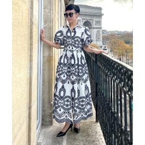 ワンピース ドラマティック七分袖ティアードワンピース : ZOZOTOWN