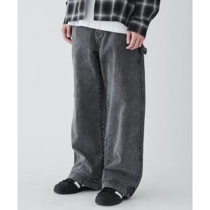 パンツ デニム ジーンズ WEGO/ルーズペインターパンツ