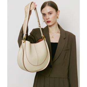 ショルダーバッグ バッグ 「NiiNa」「高品質牛革」2way ワンハンドルラウンドショルダーバッグ（インナーポーチ付き） レディース