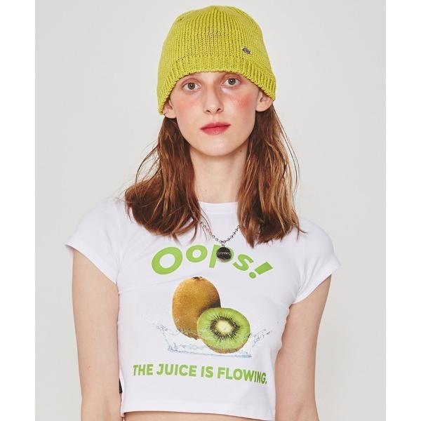 tシャツ A'GAM/9×.kom「CRANK/クランク」FRUIT PRINTING TOP  /...