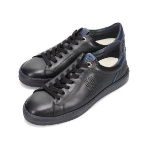 スニーカー LANVIN en Bleu　カジュアルレザースニーカー 86501 メンズ