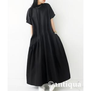 アンティカ antiqua ワンピース 半袖 綿...の商品画像