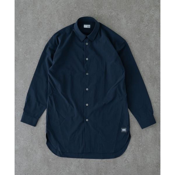 シャツ NOTO QUALITY リラックスロングシャツ「ネイビー」 メンズ レディース
