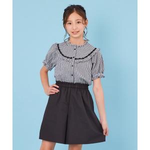 セットアップ キッズ 「JUNIOR」T/Cギンガムセットアップ｜zozo