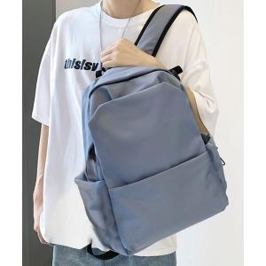 デイバック リュック 「A4対応/軽量」「撥水」ふっくらギャザーがかわいいシンプルナイロンリュックサック/バックパック レディース メンズ