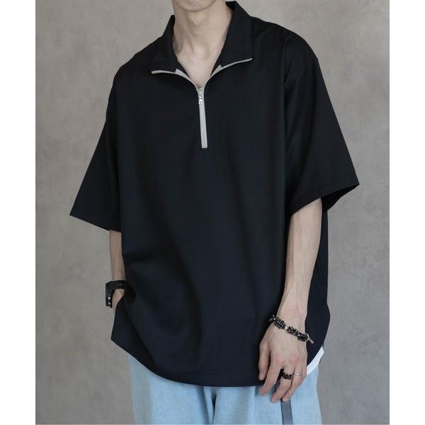 メンズ tシャツ Tシャツ 「EDDEN ELLEN」half zip loose Tee / ハー...