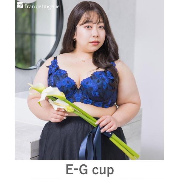 ブラジャー ボディメイクの真骨頂ゴージャス薔薇刺繍 「グレースイストグランデ ブラジャー（ワイヤー有...