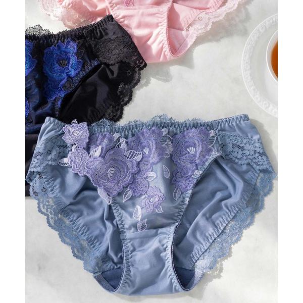 ショーツ ゴージャス薔薇刺繍しっかりフィット 「グレースイストグランデ ショーツ」 ショーツ