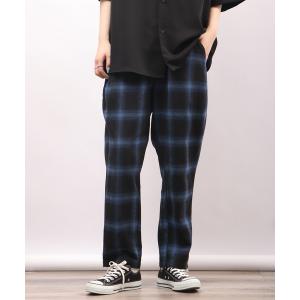 シュトゥーカ stuka コーデュロイチェックパンツ レッド サイズ：34