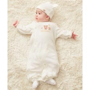 ベビー服 ロンパース 無撚糸パイルどうぶつ柄ツーウェイオールの買取情報