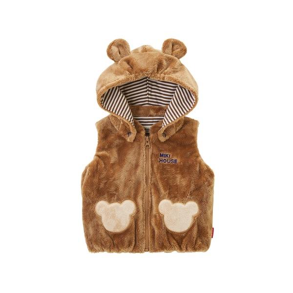 ベスト  ミキハウスベアベスト キッズ 子供服 男の子 女の子
