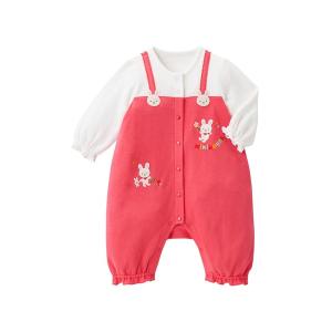 ベビー服 ロンパース うさぎのレイヤード風カバーオールの買取情報