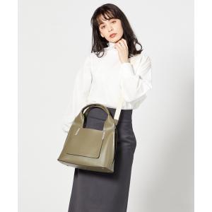 トートバッグ triangle shape mini tote bag レディース