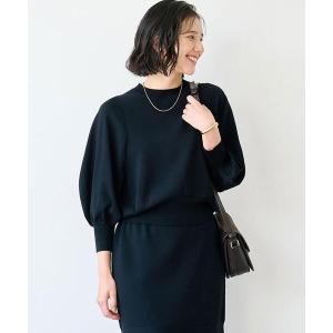 ニット パフスリーブ ニット プルオーバー -ウォッシャブル-