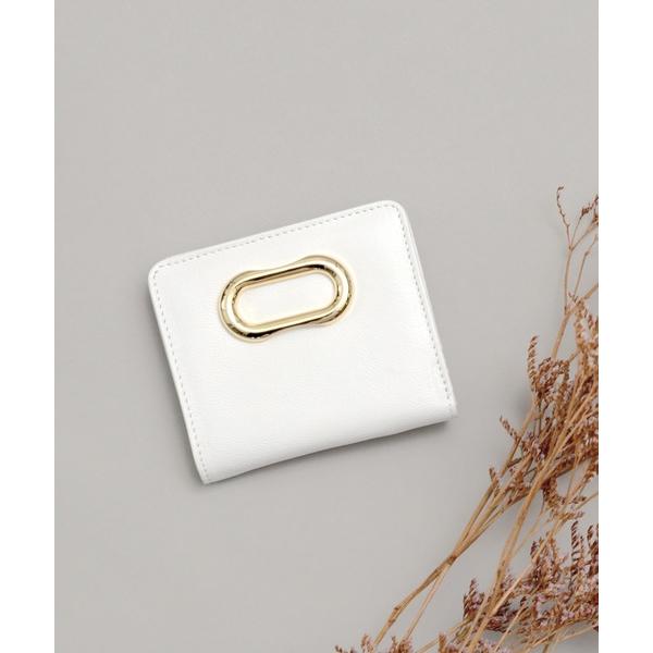 財布 「BEAURE/ビュレ」レザーメタルパーツ 二つ折り ウォレット レディース メンズ