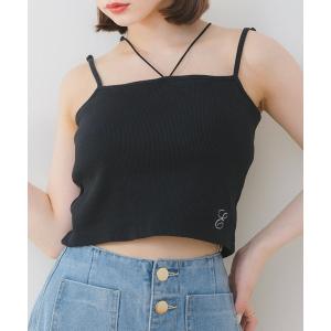 tシャツ Tシャツ 裾刺繍カップインキャミ｜zozo