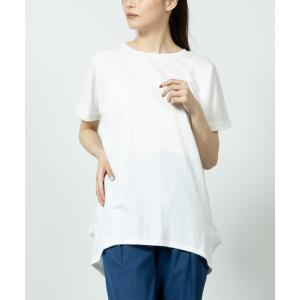 tシャツ Tシャツ レディース SARARI 冷感サイドタック無地半袖Tシャツ｜ZOZOTOWN Yahoo!店