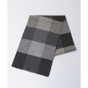 マフラー 「V.FRAAS(ヴィ・フラース)」チェック/ピンドットリバーシブルマフラー メンズ