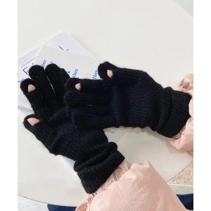 手袋 リブニット手袋 レディース｜ZOZOTOWN Yahoo!店