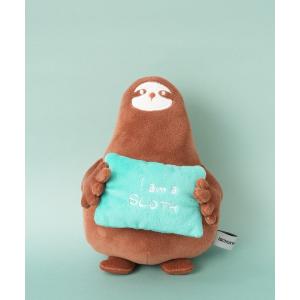 クッション クッションカバー I am a SLOTH もっちりクッション