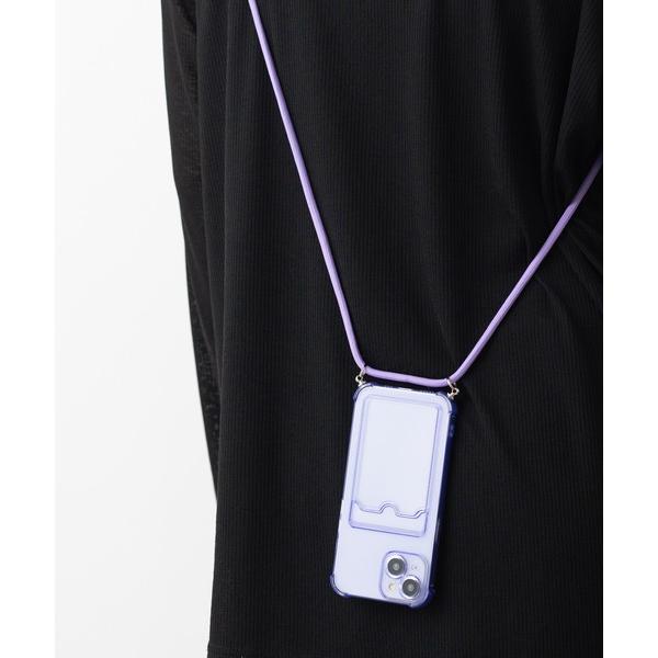 スマホケース カードポケット パラコードストラップ付き クリアiPhoneケース カバー se 11...