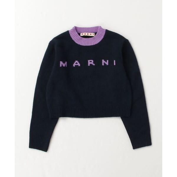 キッズ ニット MARNI（マルニ）Kids ＆ Junior ブランドロゴ長袖ニット