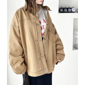 ジャケット Gジャン レディース 大人のこなれ感。 裏キルティング