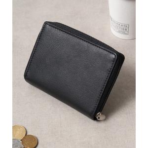 財布 K SELECT シンプルブラックシリーズ　　レザー GOAT　本革 ショートウォレット　折財布 メンズ レディース