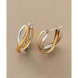 TAKE-UP（テイクアップ） ピアス K14/K10 ツキコウミニフープピアス