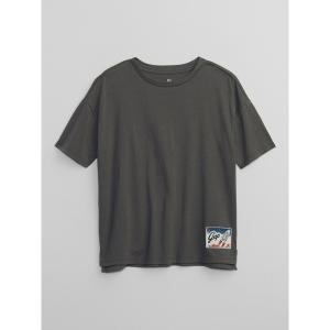 tシャツ Tシャツ キッズ オーバーサイズ Gapロゴ グラフィックtシャツ (キッズ)｜zozo